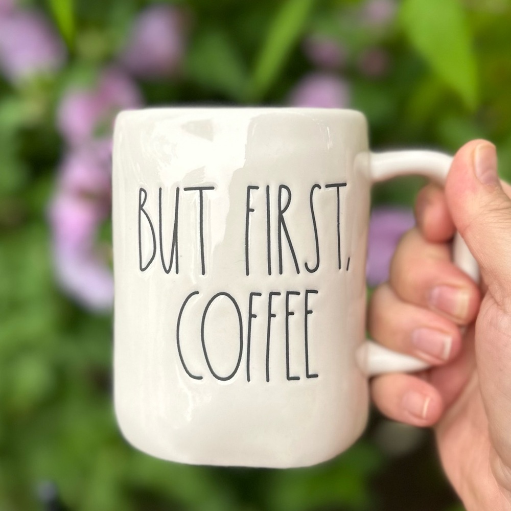 NWT Rae Dunn 'But First, Coffee' mug